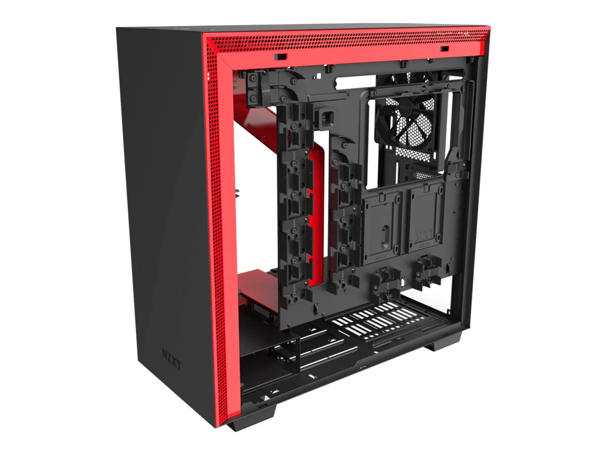 NZXT H-Serie H710 Tower Extended ATX Schwarz Rot